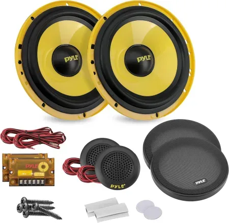 Pyle 2 Way 6.5" 400W Custom Component Speaker System
