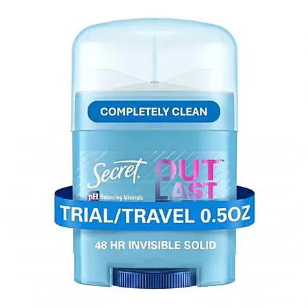 0.5-Oz Secret Outlast Antiperspirant Deodorant for Women (Completely Clean)
