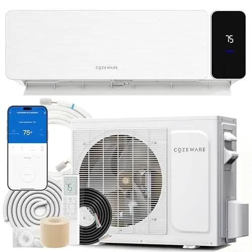 Cozeware 12,000 BTU Mini Split Air Conditioner and Heater