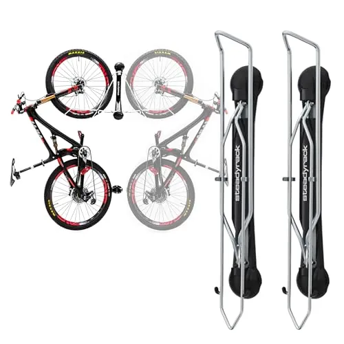 Steadyrack Swivel Bike Wall Mount, Vertical Mountain Bike Rack