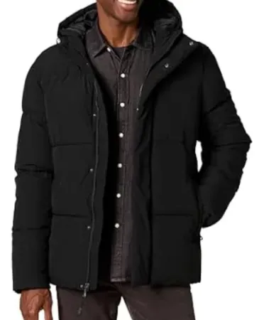 Amazon Essentials Men's Heavyweight Hooded Puffer Coat