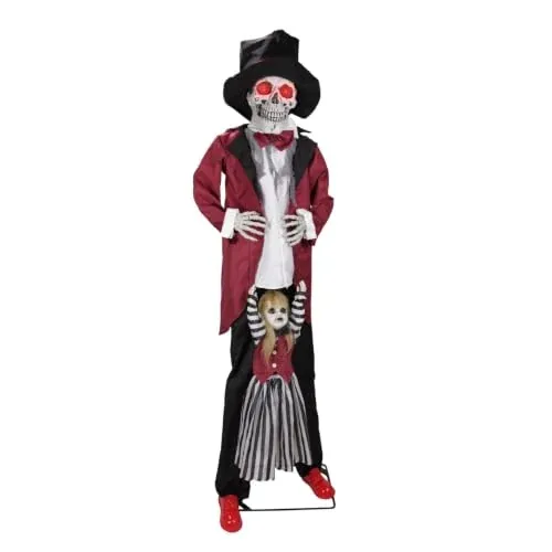 Haunted Hill Farm 7.2-Ft. Stilt Walker Halloween Animatronic