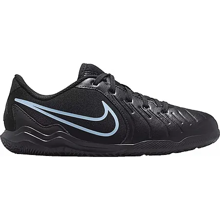 Nike Kids' Tiempo Legend 10 Club Indoor Soccer Shoes (Black)