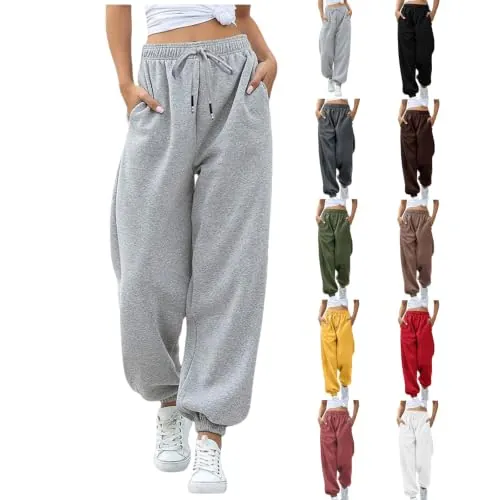 Loose Cotton Baggy Sweatpants