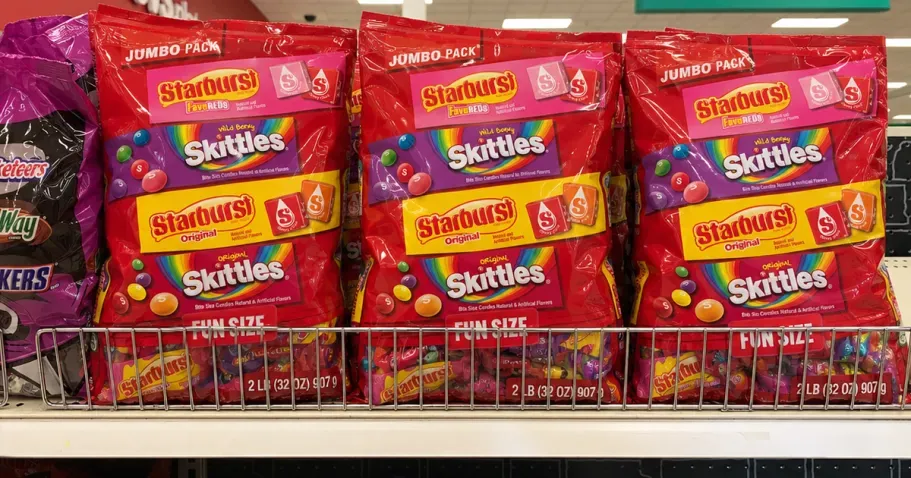 Skittles & Starburst Fun Size Candy 32.28oz Bag