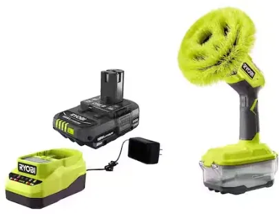 Ryobi ONE+ 18V Cordless Vortex Power Scrubber Kit w/ 2.0Ah Battery & Charger