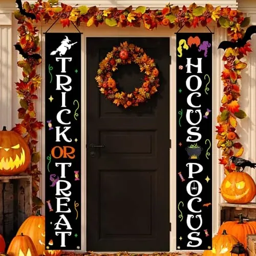 Halloween Trick or Treat/Hocus Pocus Banners
