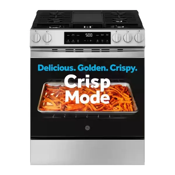 GE 30" 5-Burner Slide-In Gas Range