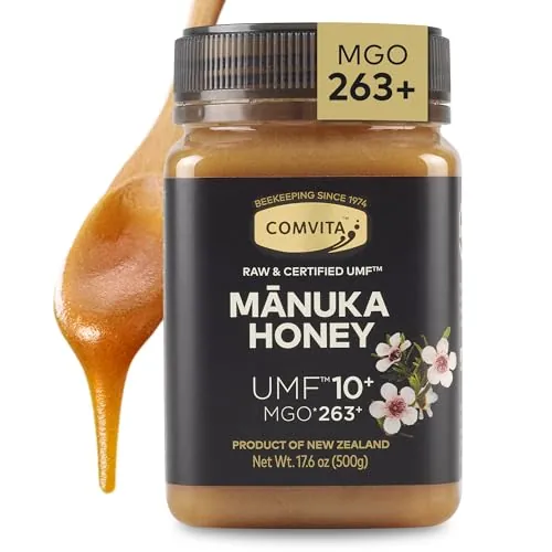 Comvita Manuka Honey UMF 10+ (MGO 263+), Monofloral, 500g (17.6 Oz)