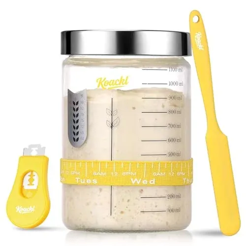Koackl Sourdough Bread Starter Kit, 40 oz