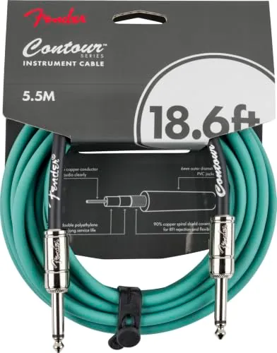18.6' Fender Contour Instrument Cable