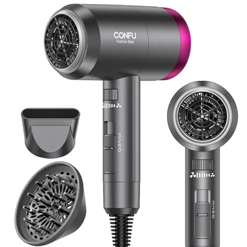 CONFU 21000PRM Professional Hair Dryer with Diffuser