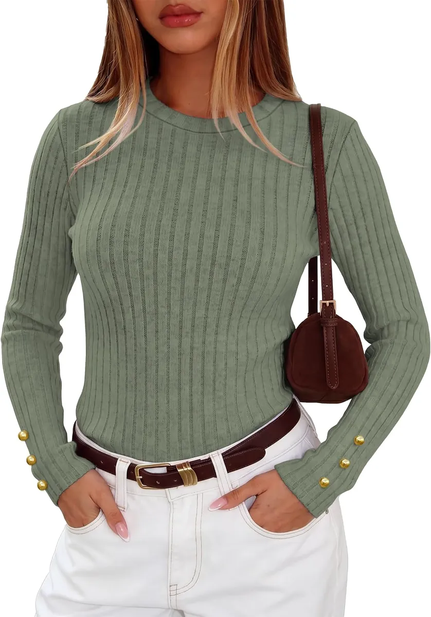 RUMIA Women’s Crewneck Pullover Sweaters