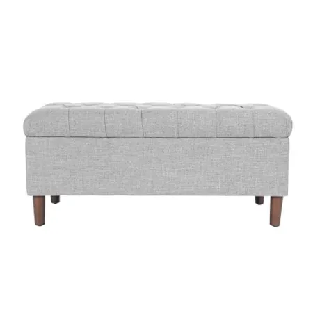 HomePop 40" Ainsley Button Tufted Storage Bench
