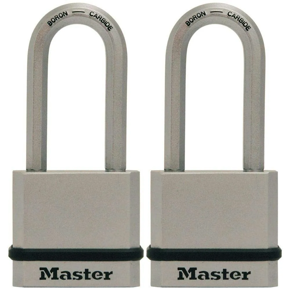 Master Lock Magnum Steel Keyed Alike Padlocks 2-Pack