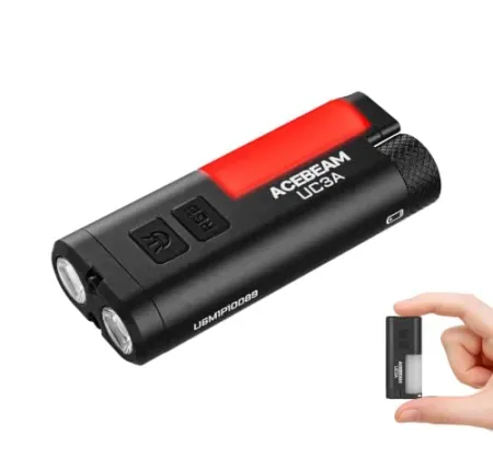 ACEBEAM UC3A Rechargeable / AAA 900 Lumen EDC Mini Flashlight