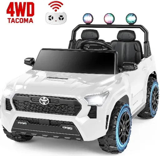 Wisairt 24V 4WD Licensed Toyota Tacoma Ride On Car for Kids