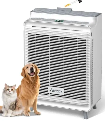 AIRTOK AP2801 Pet Air Purifier for Large Rooms up to 2240 Sq Ft
