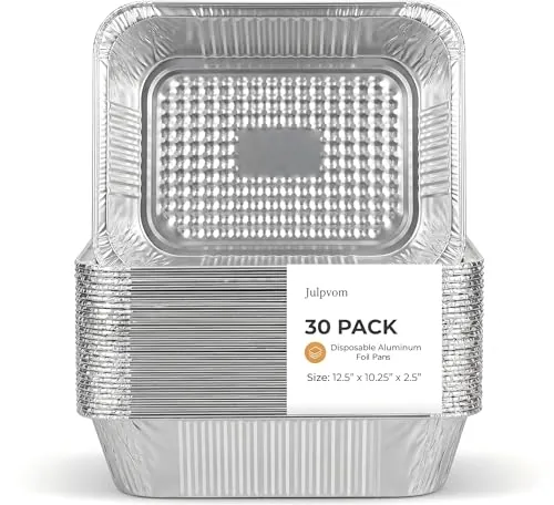 Aluminum Foil Pans 30-Pack 9x13"