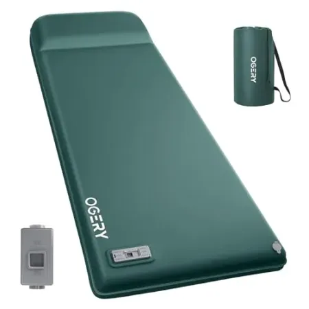 OGERY 3.15" Memory Foam Self-Inflating Sleeping Pad