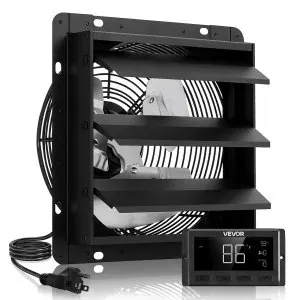 VEVOR 12" Shutter Exhaust Fan 1500 CFM