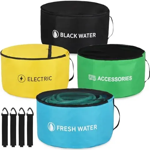 Ouleme 4-Pack 18" RV Hose Storage Bags