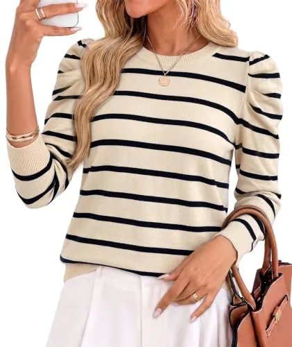 WIHOLL Womens Long Sleeve Fall Sweaters