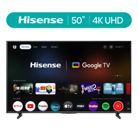 Select Walmart Locations: 50" Hisense H5 Series 4K UHD HDR Google Smart TV