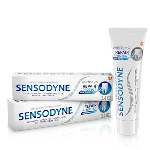 Sensodyne Repair and Protect Whitening Toothpaste 2-Pack 3.4-Oz