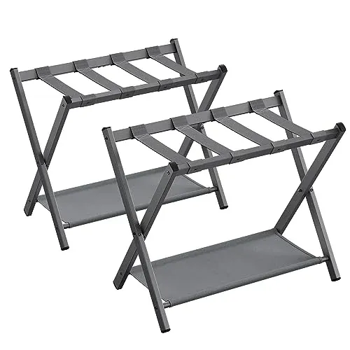 SONGMICS Foldable Luggage Rack
