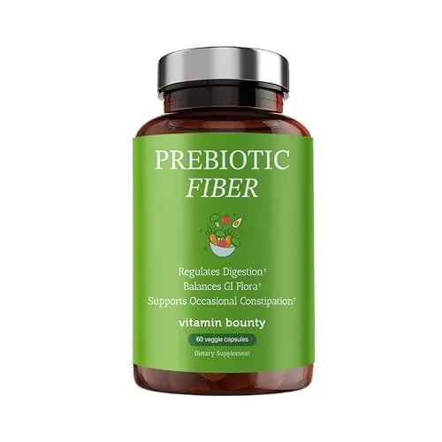 Vitamin Bounty Prebiotic Capsules w/ PreforPro® No Bloating Formula 60-Count