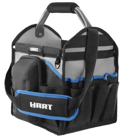HART 12-inch Tool Tote with Rotating Handle