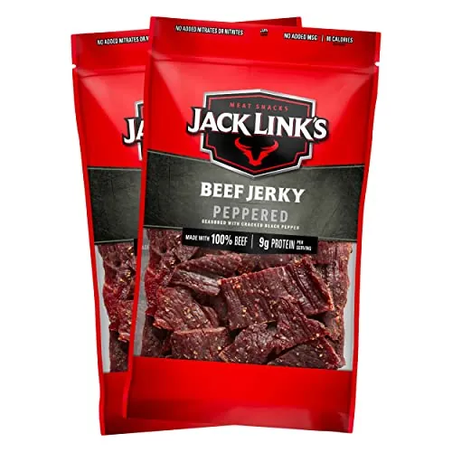 Jack Link's Beef Jerky Peppered 2-Pack 9-Oz