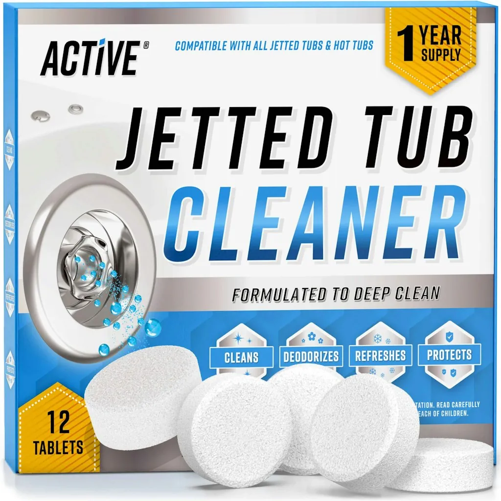 Active Jetted Tub Cleaner Tablets 12-Pack