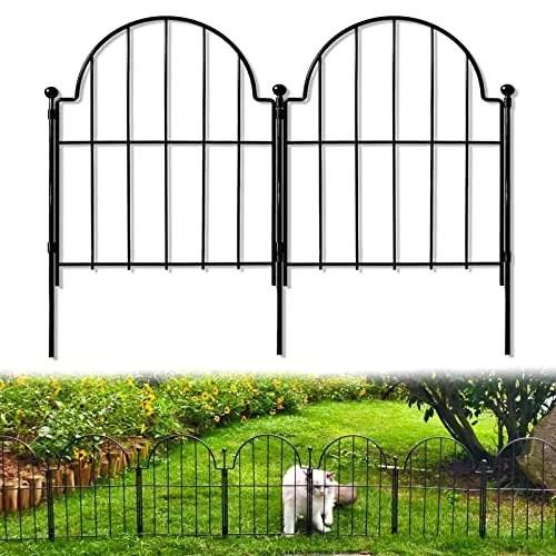 Blingluck 17" x 10.8-Foot Decorative Garden Fence