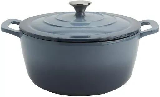 Mingle & Co. 7-Quart Enameled Cast Iron Dutch Oven