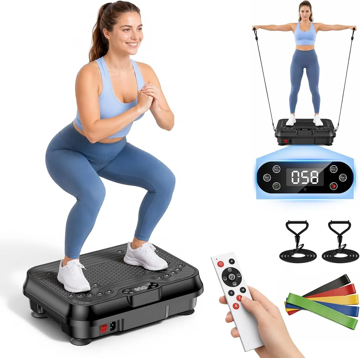 Audaxfit Vibration Plate Exercise Machine Shaking Platform