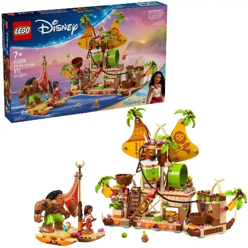 LEGO Disney Moana 2 Kakamora Barge Set 43258 572-piece