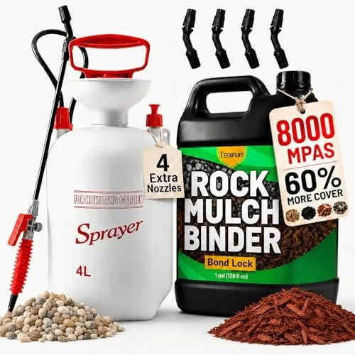Teexpert 1-Gallon Rock Glue and Pump Sprayer Kit