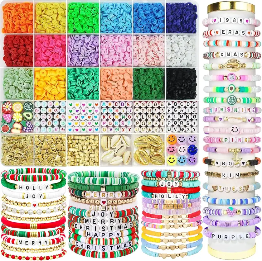 OHOME 5,300-Piece Bracelet Making Kit