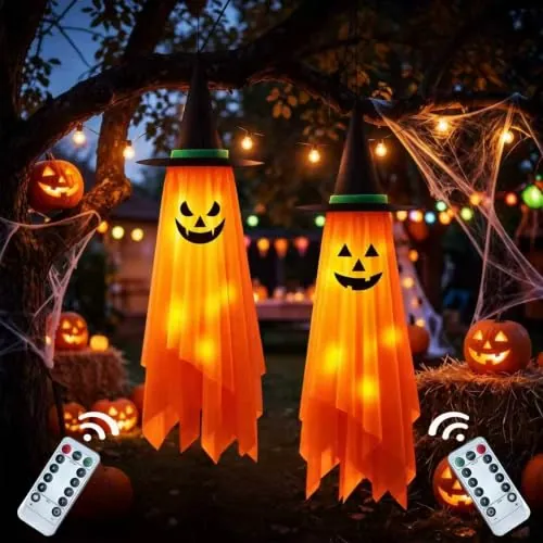 Halloween Hanging Lighted Decorations 2-Pack