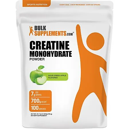 24.7-Oz BulkSupplements.com Creatine Powder (Sour Green Apple)