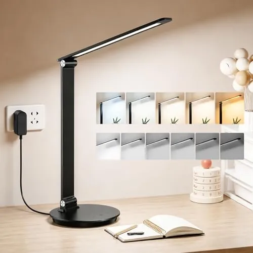 MONGERY LED Desk Lamp with USB Charging Port