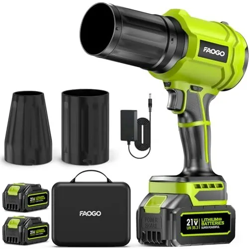 Cordless Leaf Blower 2-Battery Kit