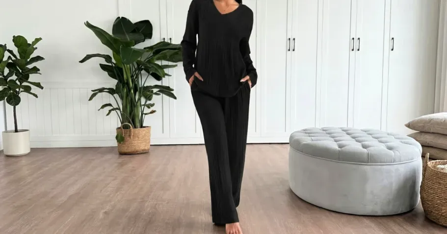 Women’s Ribbed Loungewear Set