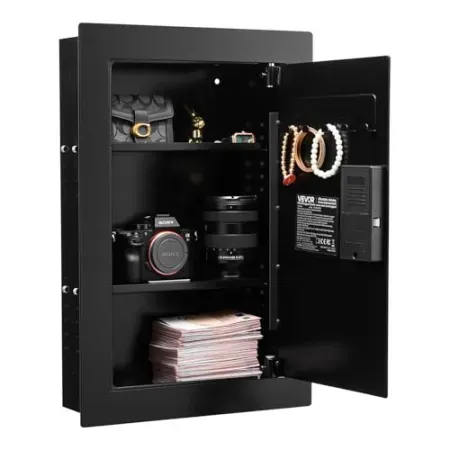 VEVOR 22"H 3-Tier Wall Safe w/ Fingerprint Access