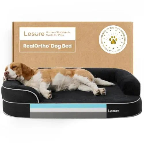 LE SURE RealOrtho 3-Layer Orthopedic Dog Bed 42x30x7