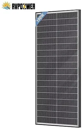 RVPOZWER 100W Bifacial 18BB Solar Panel