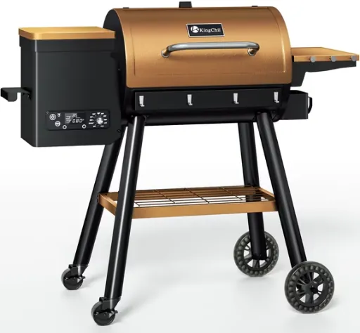 KingChii Wood Pellet Grill & Smoker 595 sq. in. Cooking Capacity