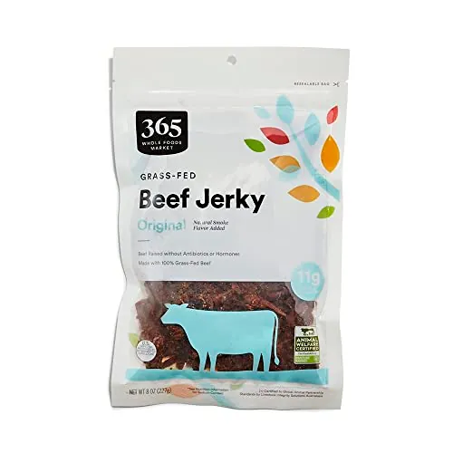 365 by Whole Foods Market Original Family Size Beef Jerky 8 Ounce